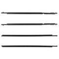 4x Door Window Moulding Trim Weatherstrip for Toyota 4Runner 10-24