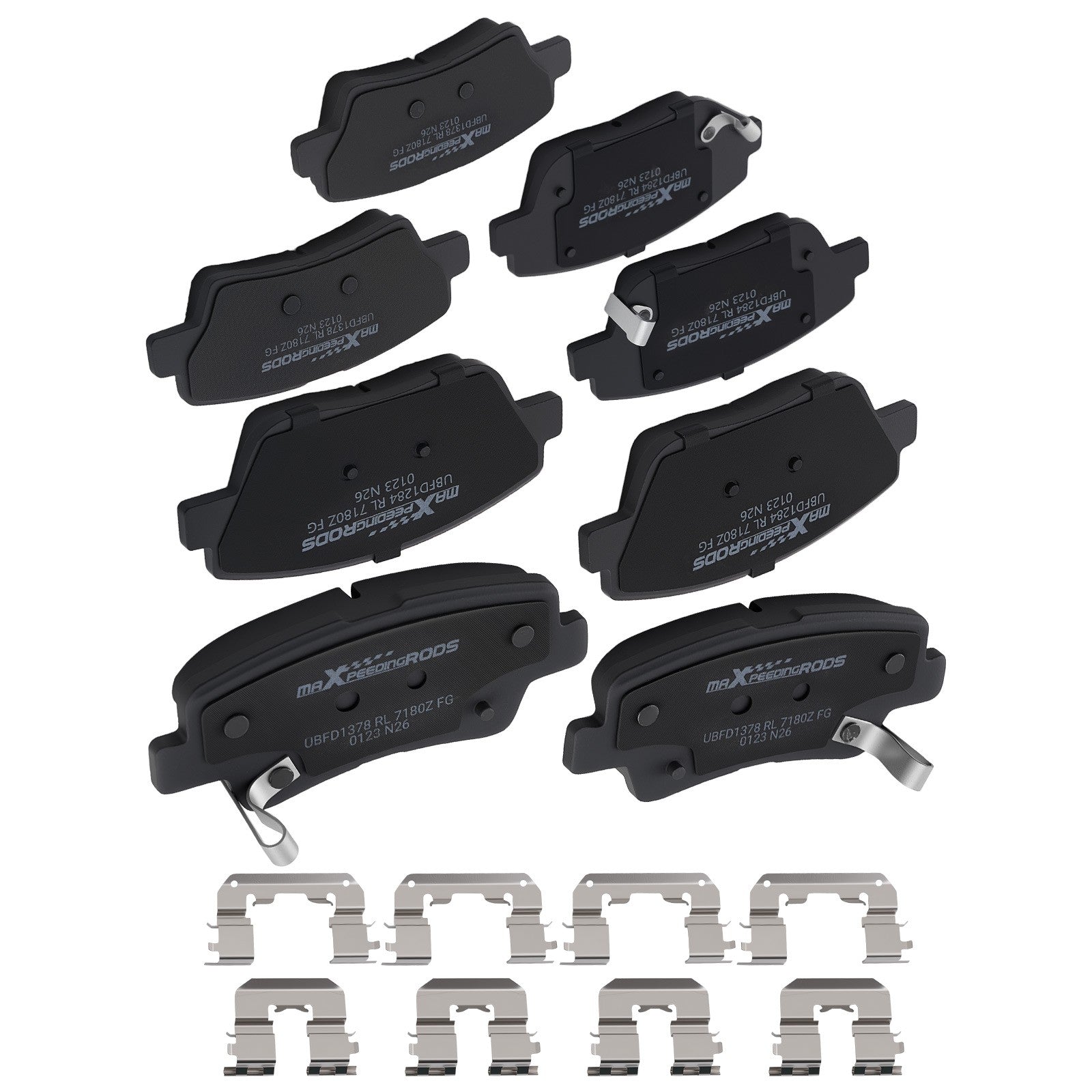 8x Front Rear Brake Ceramic Pads Kit for Kia Optima 2011-2016 w/