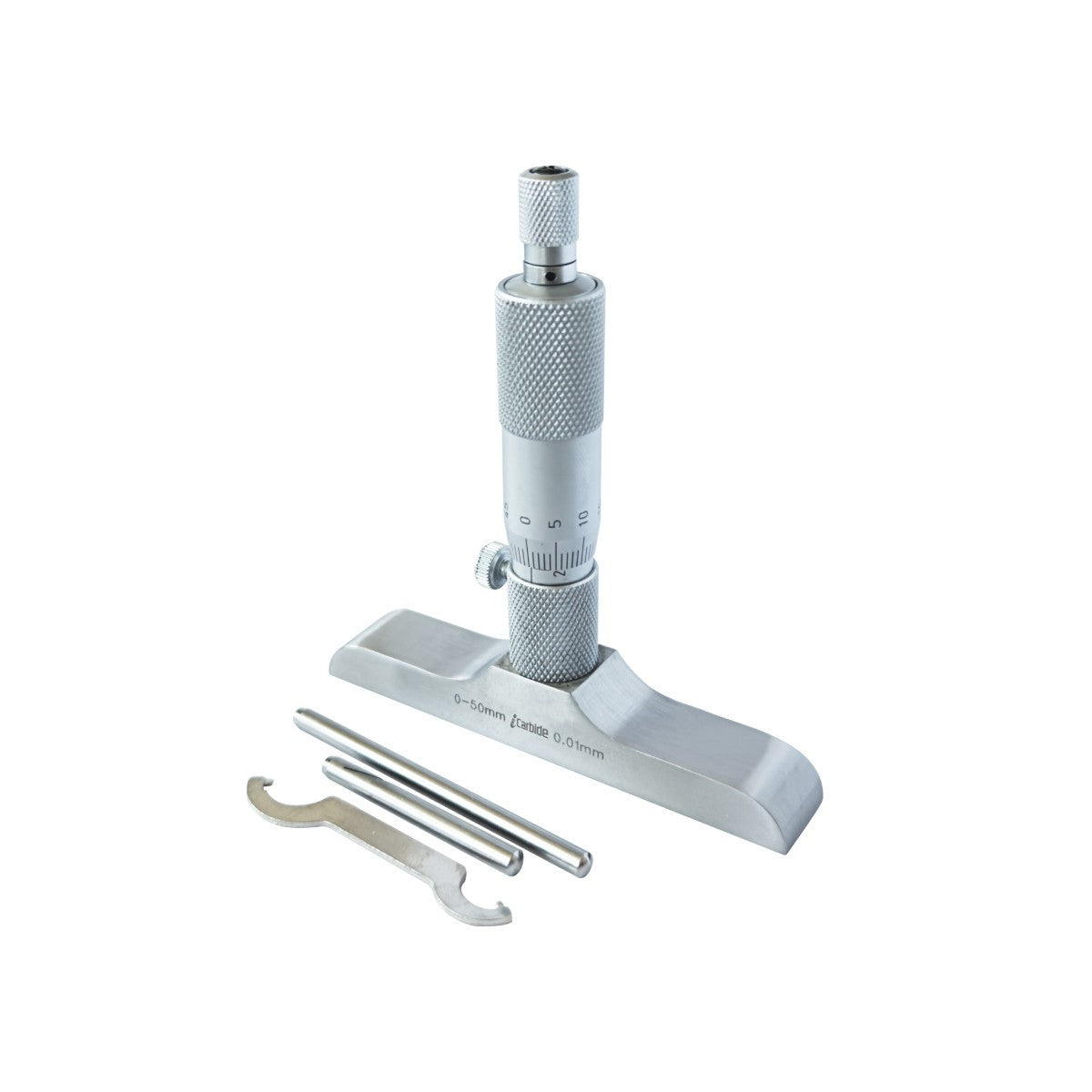 iCARBIDE 0-50mm Depth Gauge Micrometer 0.01mm