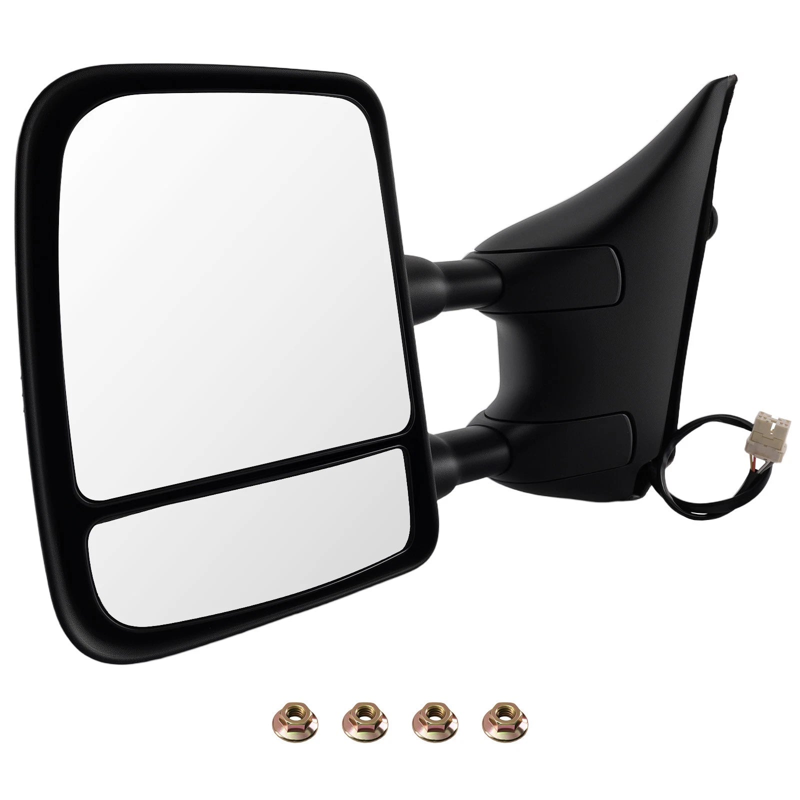 Driver Side View Mirror Power Heated for Nissan Frontier 2005-2015 Black