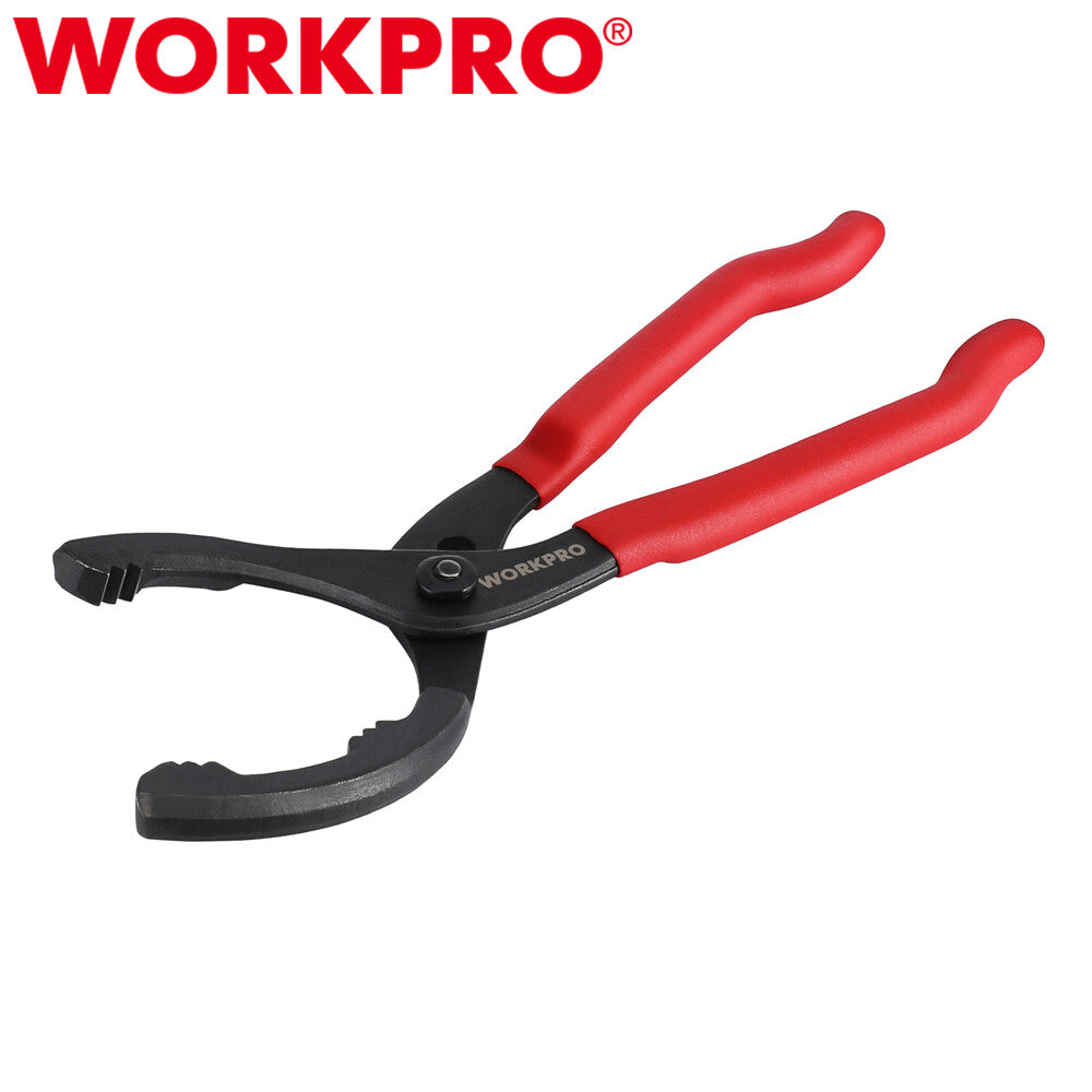 WORKPRO 12-inch Adjustable Oil Filter Pliers Oil Filter Wrench Removal