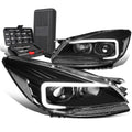 For 2013-2016 Ford Escape Led Drl Tube Black Clear | Built Supply Co