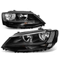 Fit 2011-2018 Vw Jetta Mk6 Pair Black Housing Clear | Built Supply Co