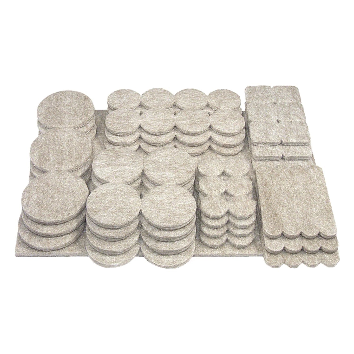105 Pack Heavy Duty Multipack Felt Pads Sliders For Legs Chair Sofa