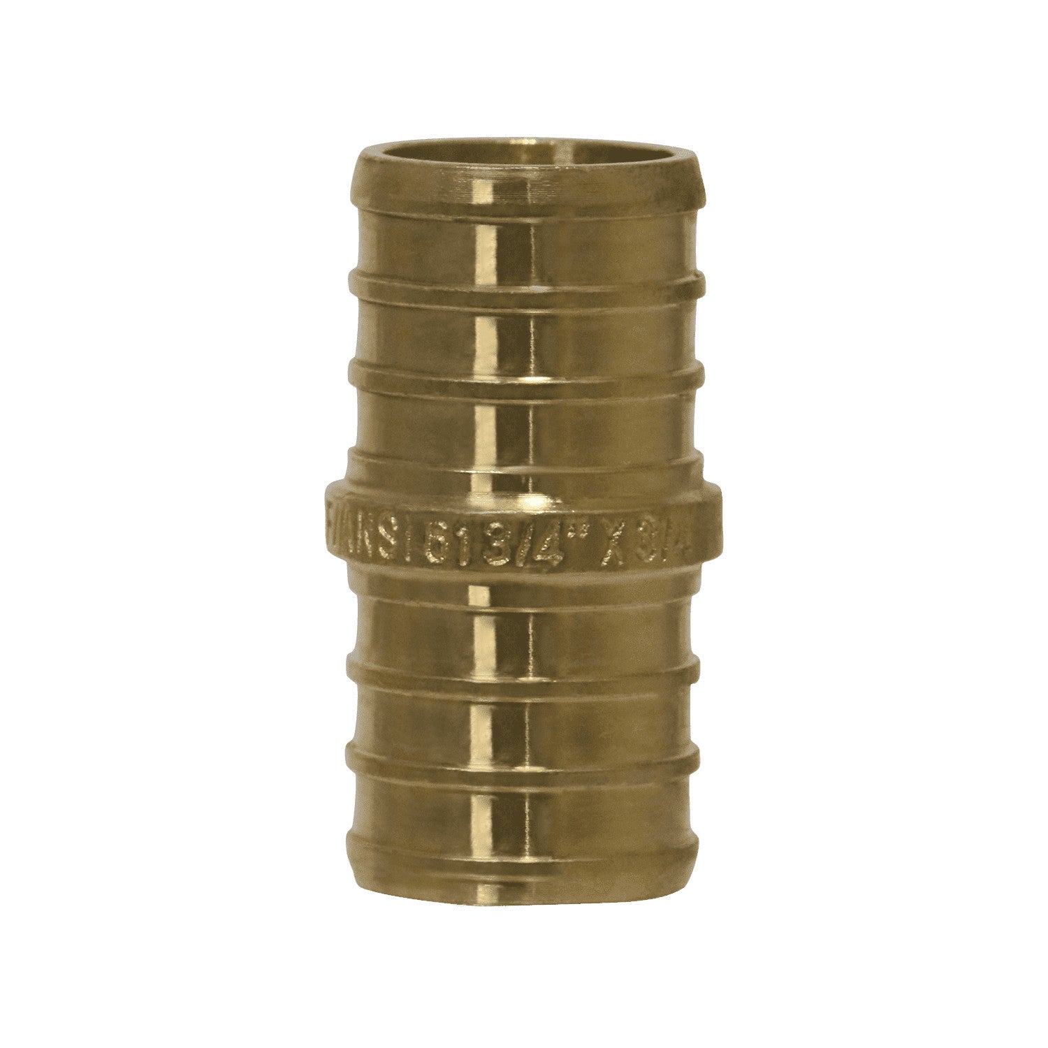 100 Pack XFITTING 3/4" Pex B Coupling - Lead Free Brass