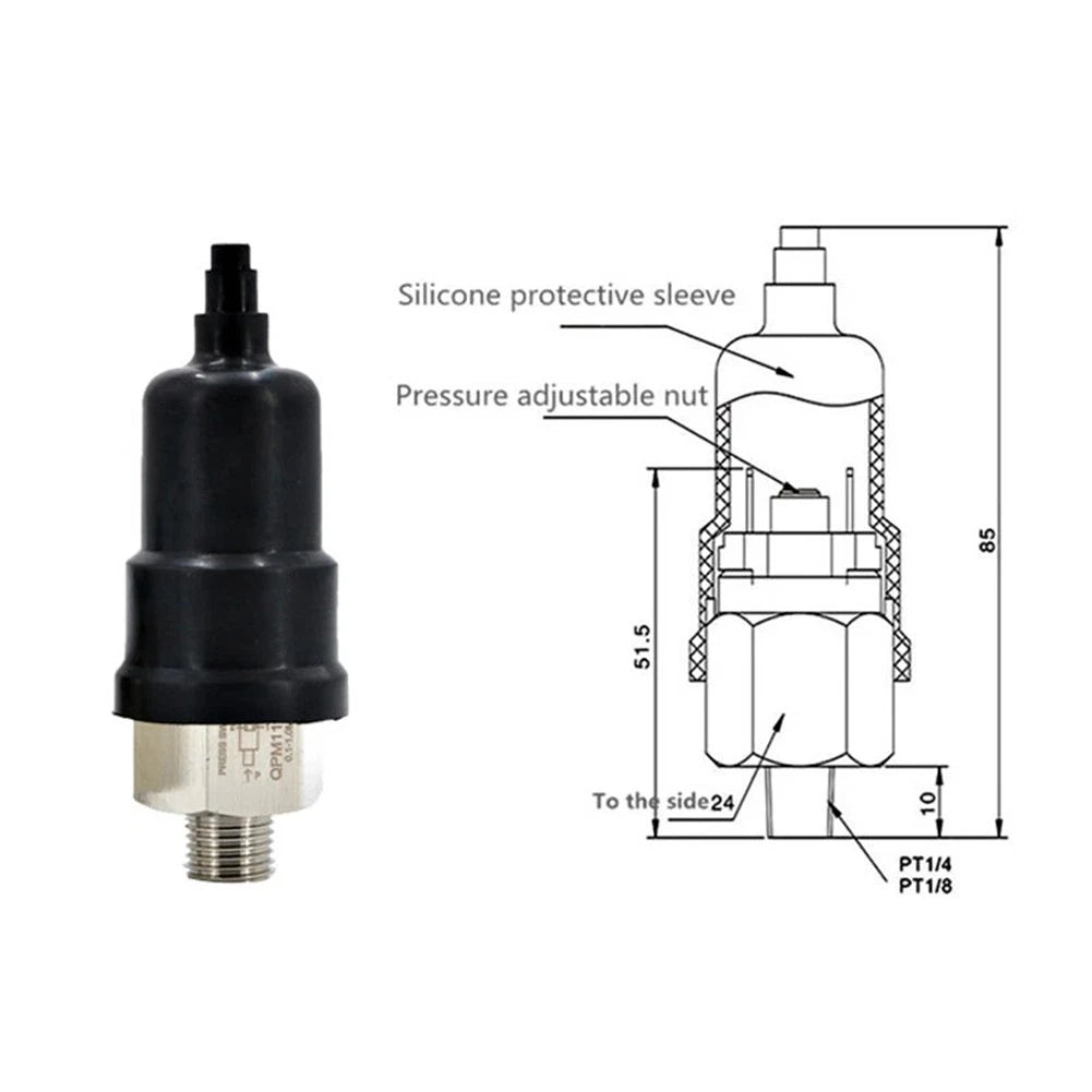 Pressure Switch 100 Million Cycles Life Metal | Built Supply Co