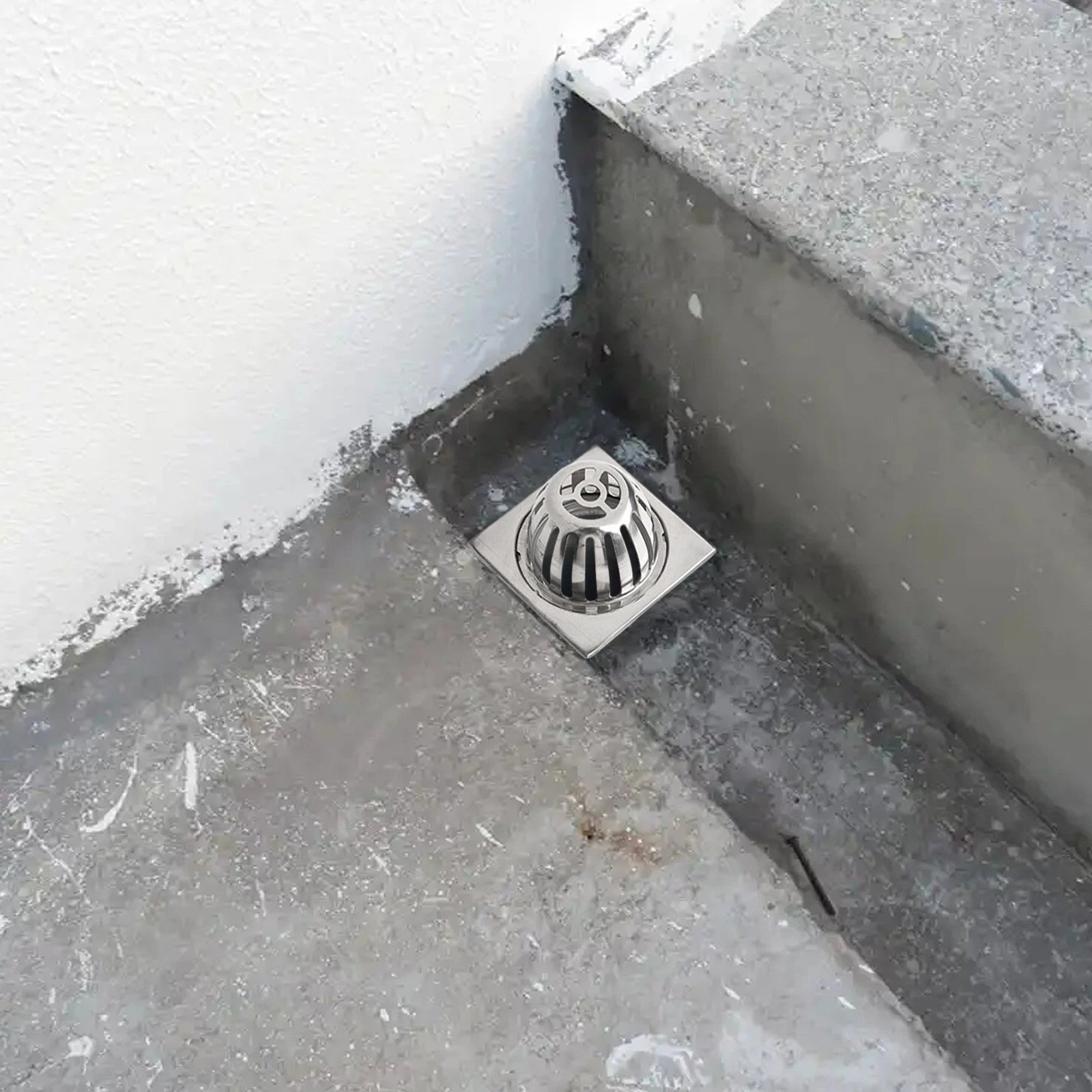 Stainless Steel Balcony Floor Drain Cover Roof Drain Bathroom Drain