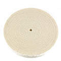 10" X 1/2" Arbor Hole - 60 Ply Spiral Sewn Polishing Muslin Cotton