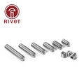 DIN 916 M4 M5 M6 M8 M10 304 Stainless Steel Hexagon Socket Set Screws Cup Point
