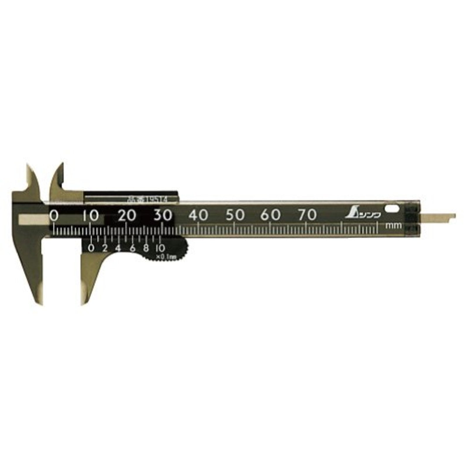 SHINWA Ruler Pocket Calipers 70mm