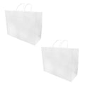 White 16x6x12 Inch Recycled Paper Vogue Shopping Bag