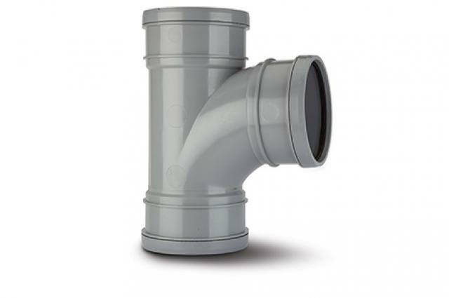 Polypipe 110mm 92.5° Equal Branch Triple Socket