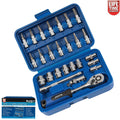 26pc Screwdriver Socket Set with Ratchet Bits