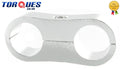 AN -10 (AN10 AN 10) 16mm Silver Billet PTFE Hose Separator Billet