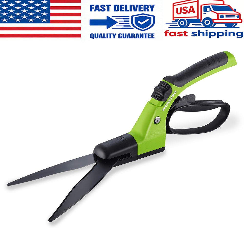 WORKPRO Ultra-Sharp Grass Clippers w/ Swivel Blades 15.4'' M
