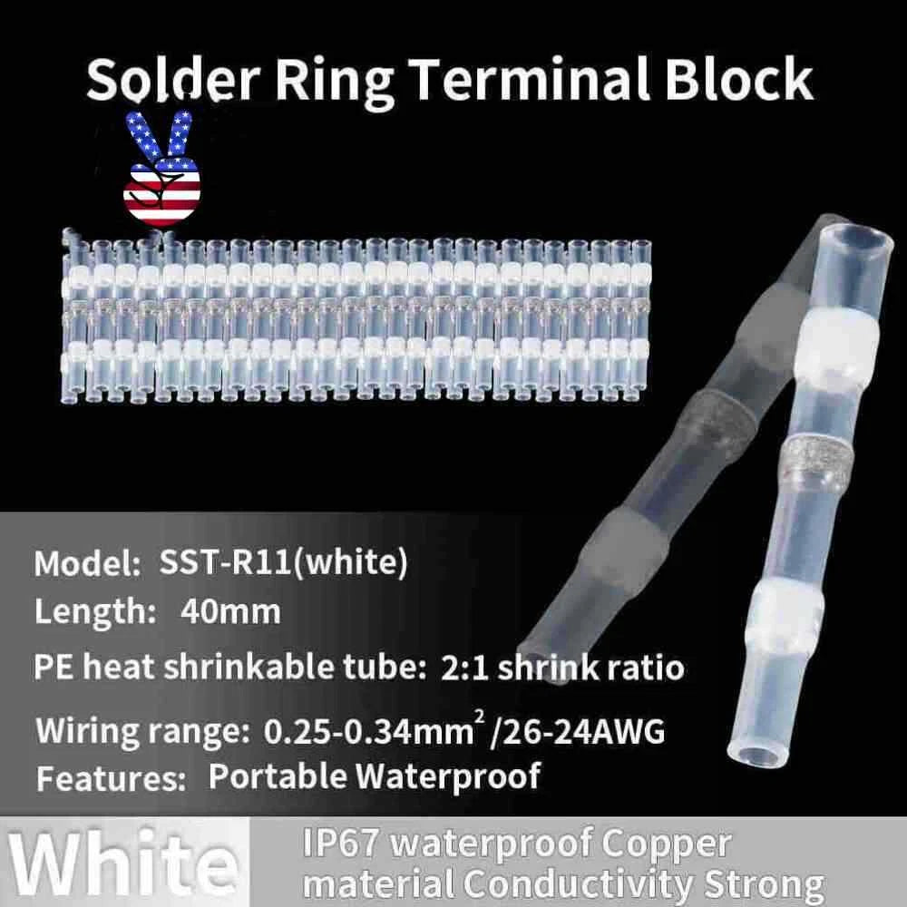 26-24 Awg Heat Shrink Solder Seal Wire Connectors Waterproof