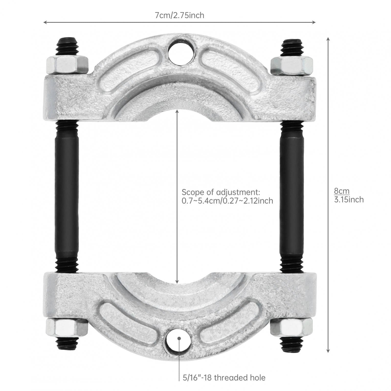 Bearing Puller 1/4 To 15/16" Gear Pinion Splitter Separator Tool For