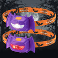 EverBrite 2PC Halloween Bat Headlamp 3 Mode Head Lamp with
