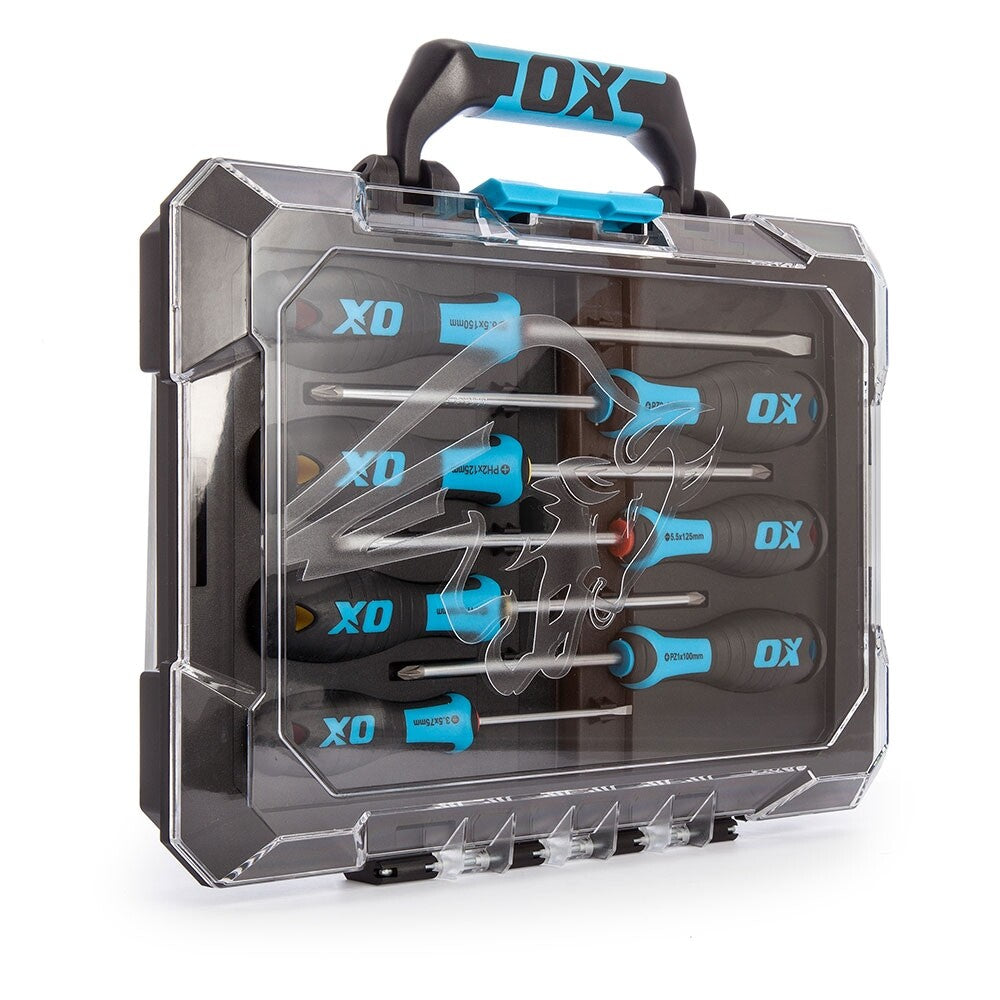OX Tools Pro Tough 7 Piece Screwdriver Set