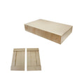 Kraft Pinstripe Apparal Gift Boxes