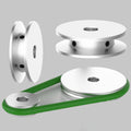 Aluminum V-Belt Pulley 8mm Width
