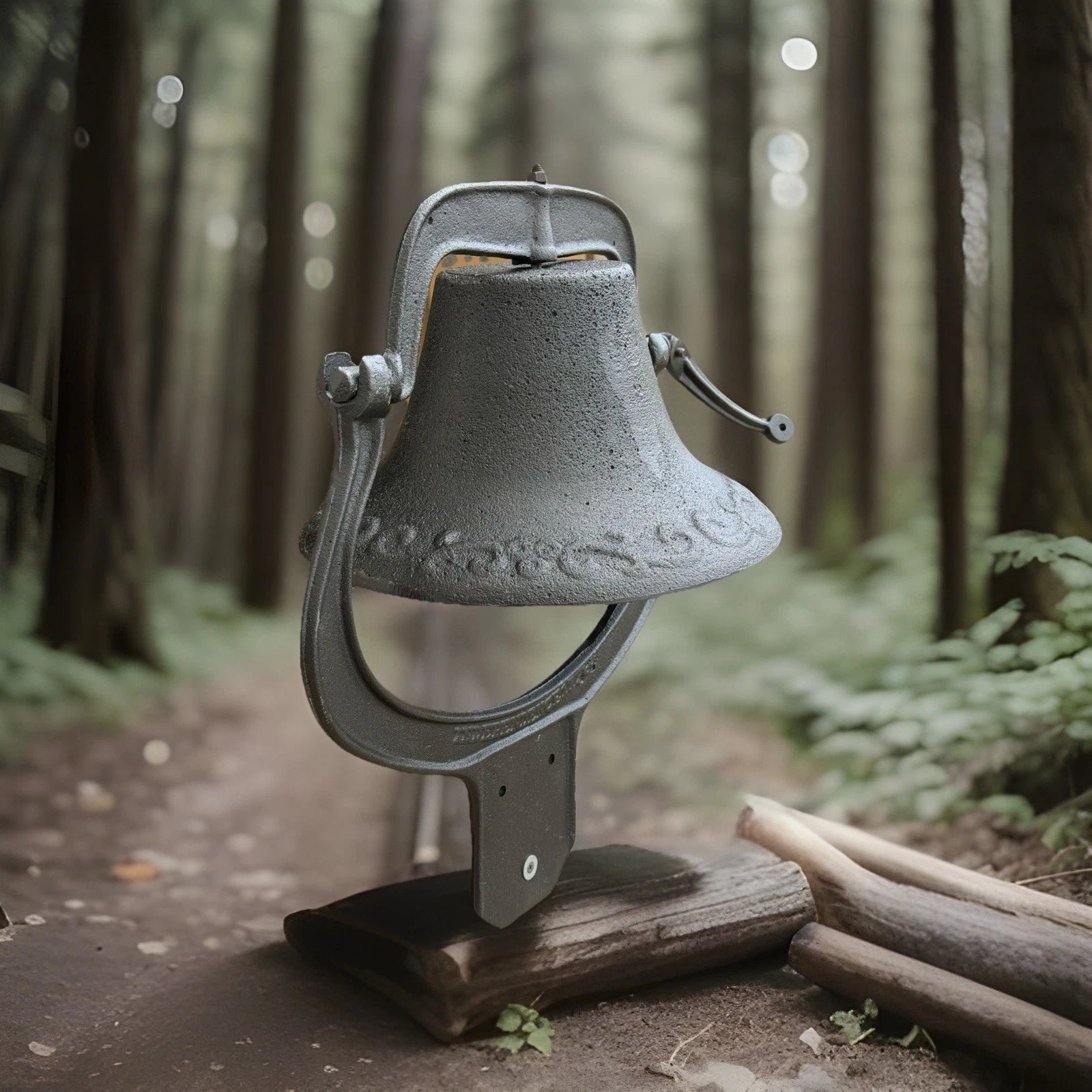 Independence Bell #2 Cast Iron Church Bell Rustic Decor Garden Farm