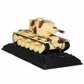 9.5cm Diecast 1/72 Wwii German Army Kv-2 Heavy Artillery Tank Model
