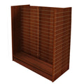 Slatwall Gondola Unit 48"w X 24"d X 54"h | Cherry