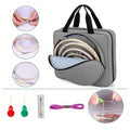 Space Saving Embroidery Storage Bag With Compartments For Cross