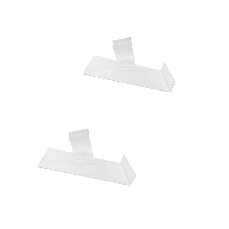 Right Profile Slatwall Clear Acrylic Shoe Display
