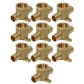 XFITTING 10 Pack 3/4" PEX x 3/4" Female Drop Ear Tee