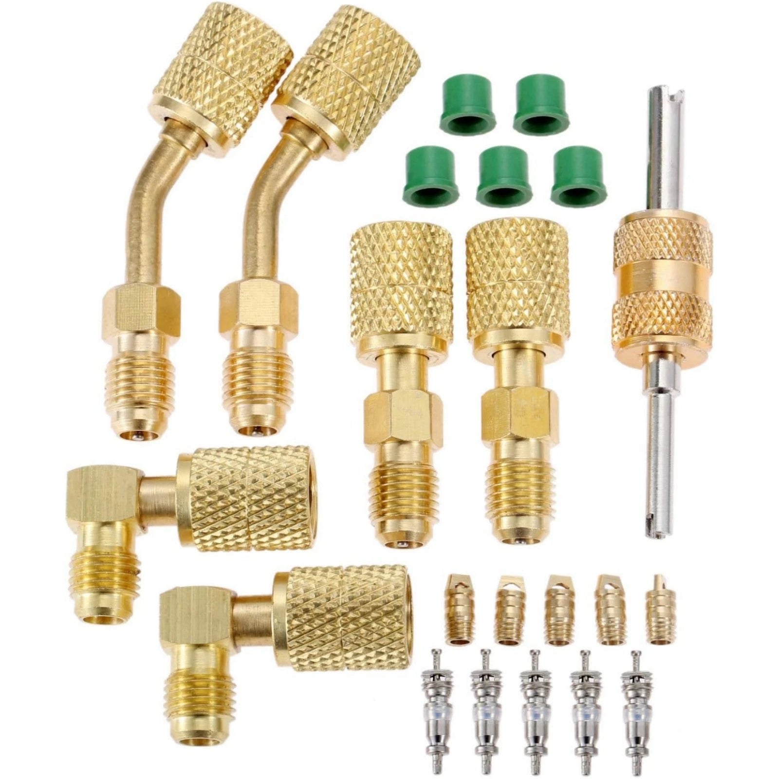 R410a Safe Adapter Kit Mini Split Adapter 5/16 To 1/4 Coupler