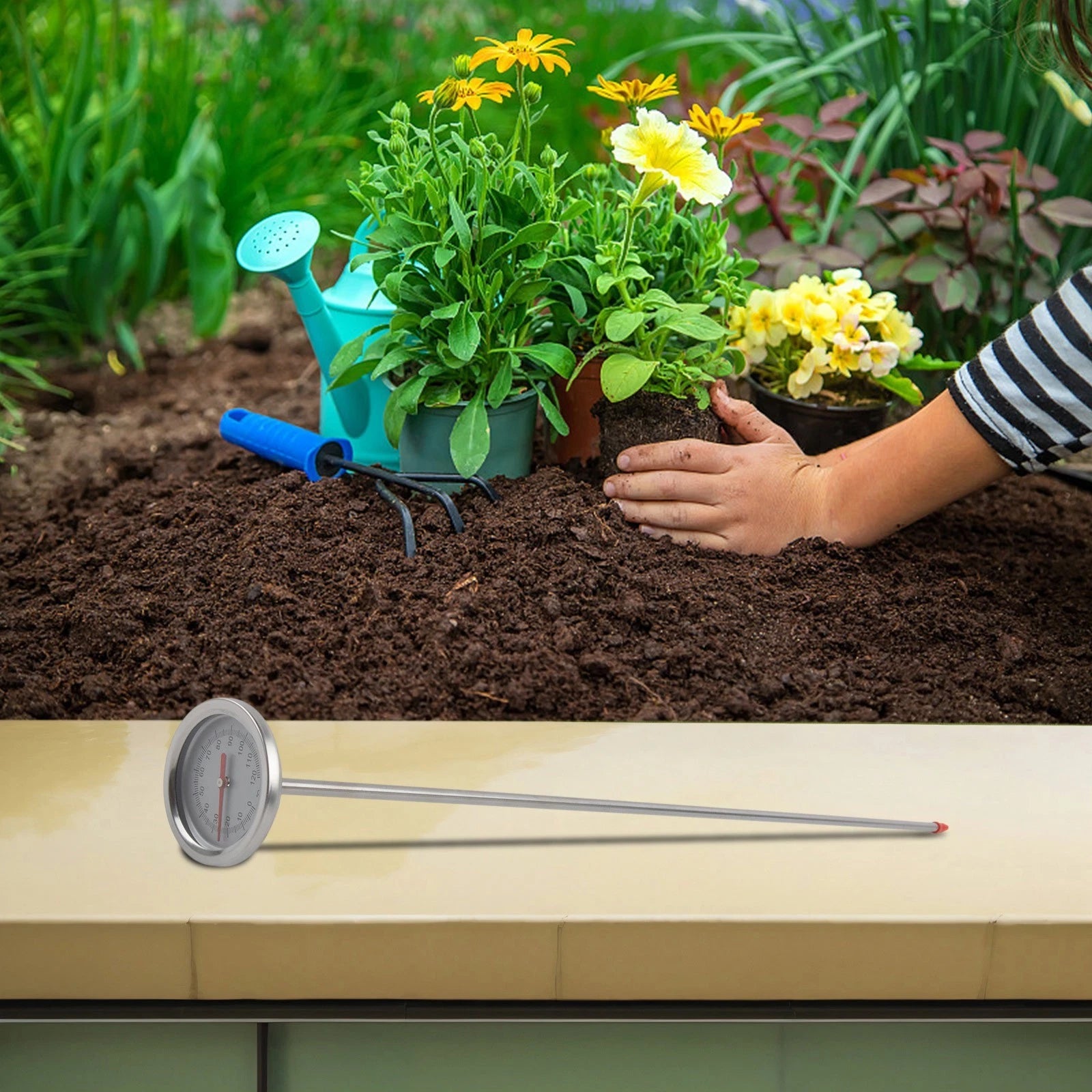 19 7 Inch Compost Soil Thermometer For Gardening And Compost