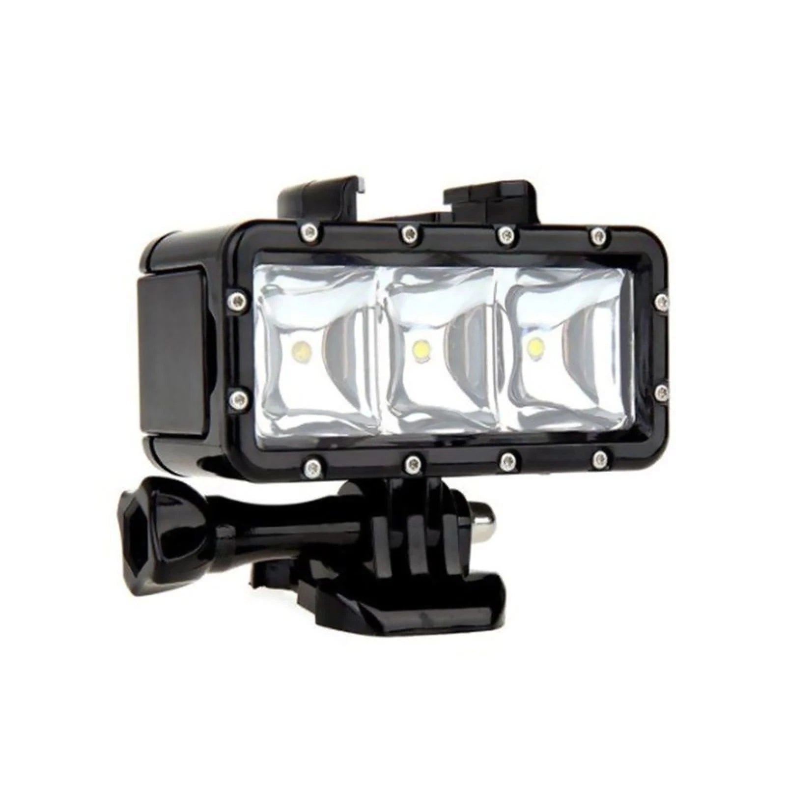 3W 5500k-6000k Waterproof Diving Led Spot Light For Gopro Hero 5 4 3+