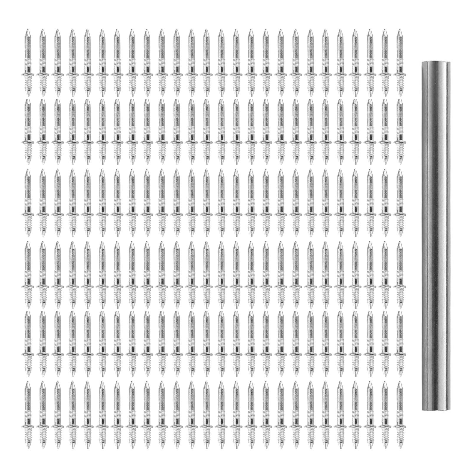 Double-head Seamless Installation Metal Nail With Sleeve Rod