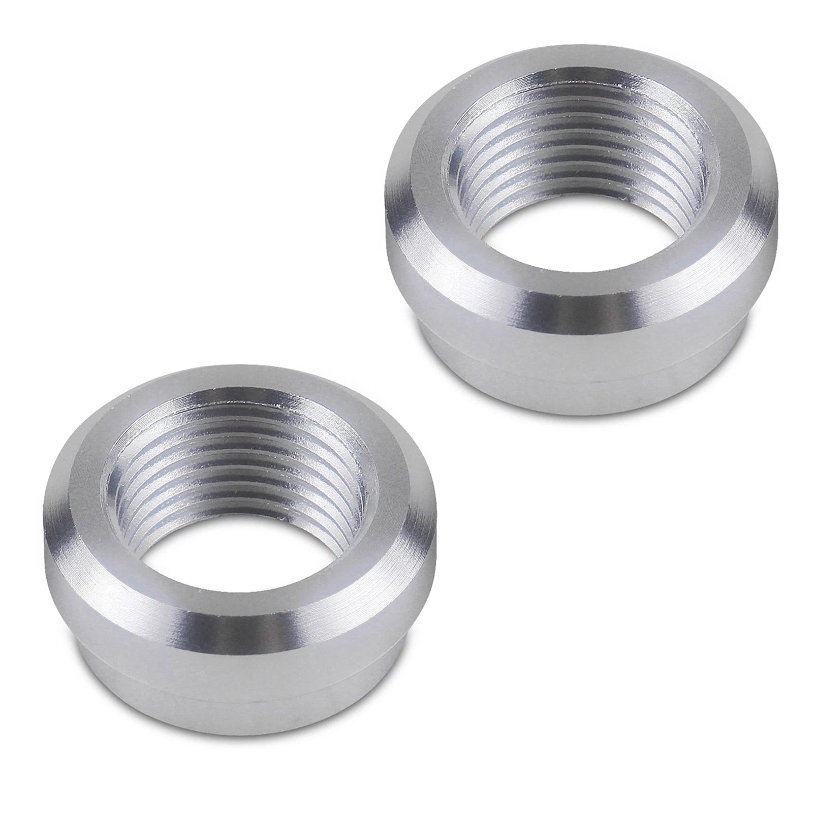 2* Weld On Flange Fitting Bung Adapter 3/8 Npt Female Aluminum Alloy