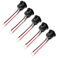 Round Round Rocker Switch Normally Open Plastic Ac 125V, 10a Ac 250V,
