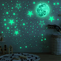Luminous Stars & Moon Wall Stickers Decal Kid Diy Room Decoration