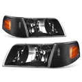 Fit 98-11 Ford Crown Victoria Headlight Amber | Built Supply Co