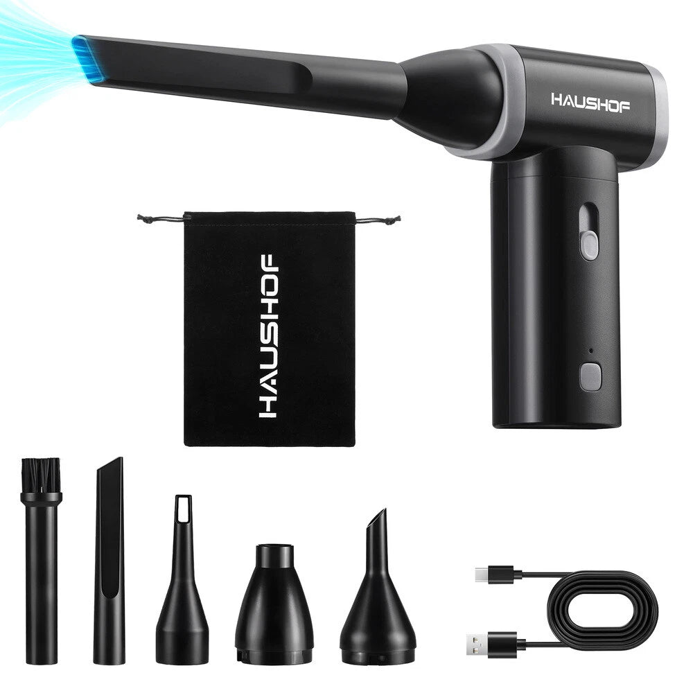 Haushof 8V Mini Rechargeable Electric Air Duster-110000r<wbr/>pm
