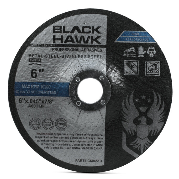 Black Hawk 4.5 Inch Zirconia Flap Discs 10 Pack by Black Hawk