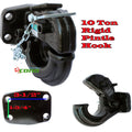 10 Ton Rigid Mount Pintle Hook 20,000lbs Towing Trailer Hitch Hauler Receiver