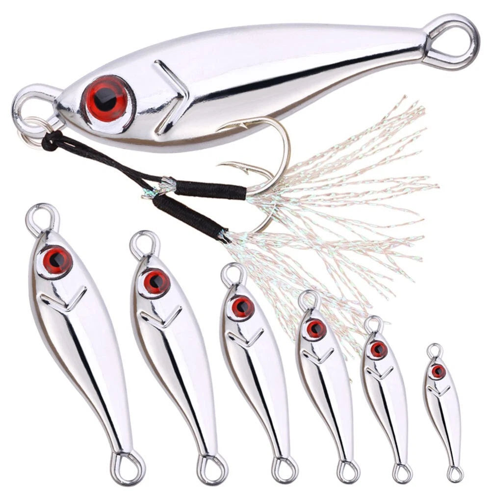 Fishing Jigs With Holographic Action Ideal For Attracting For Big Fish