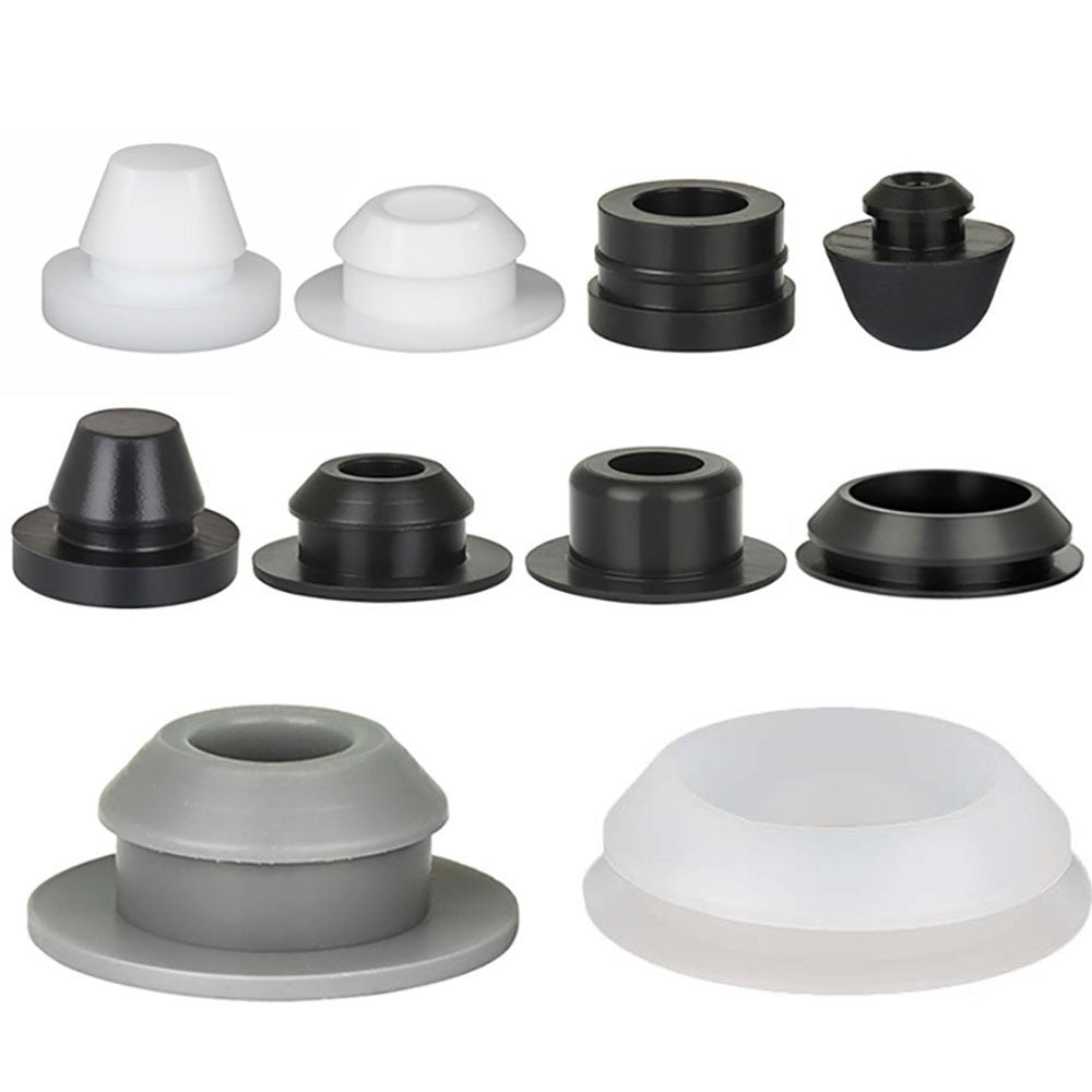 Snap-on Silicone Rubber Hole Plug Ø 3mm - 110mm