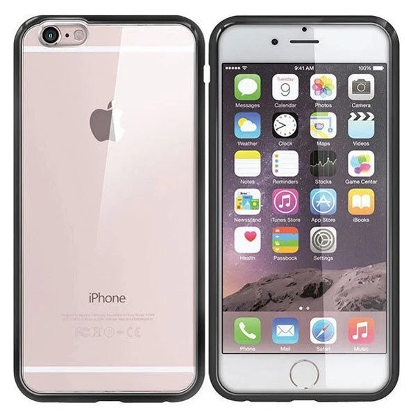 Iphone 6s 6 Case Bumper Case Cover Protective Crystal Clear Hard Back