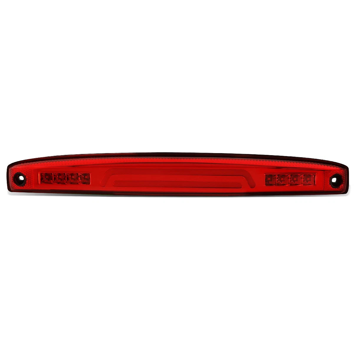 Fit 03-06 Dodge Ram Red Housing 3d Led Bar Rear Center Tailgate Lamp