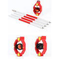 4 Pole Aluminum Alloy Measuring Mirror For Surveying And Engineering