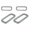 3/16"x2" Mil Spec Rectangular Ring Rectangle Link Loop T304 Stainless