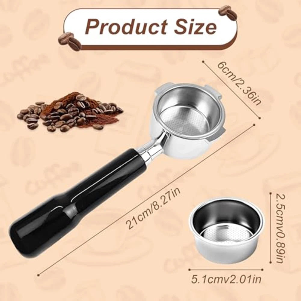 For Ec680 Ec685 Bottomless Portafilter 51mm With Three Ears And