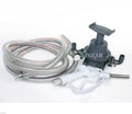 Gasoline Diesel Fuel Refilling Transferring Foot Pump Kit & 6ft Hoses & Nozzle